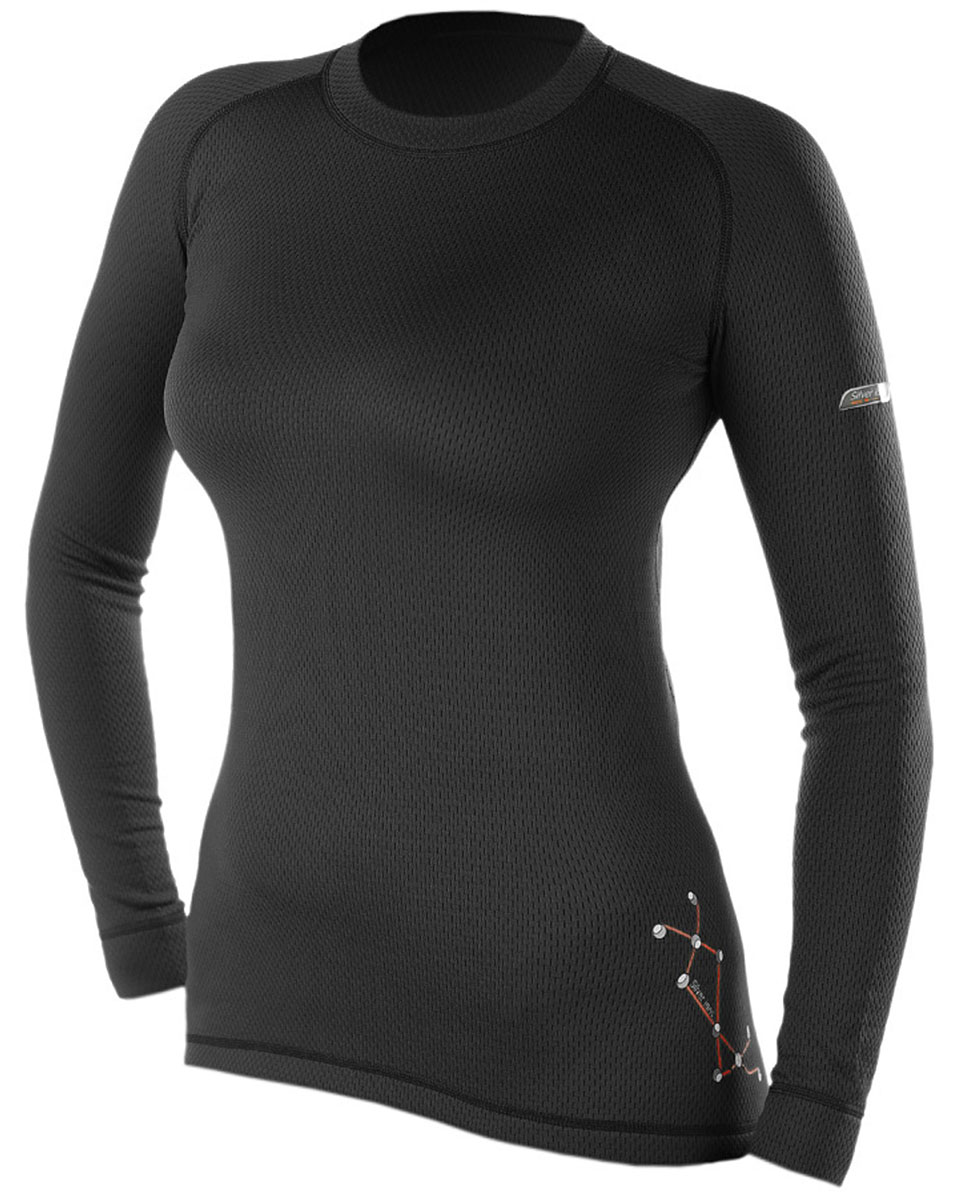 Moteriški termo marškinėliai juodos spalvos GRAFF901-1-D M