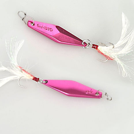 Ice fishing lure GT-BIO Blade 5g pink - Straideris